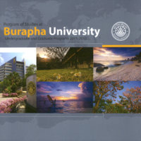 Program of studies at Burapha University undergraduate and graduate programs 2011-2012